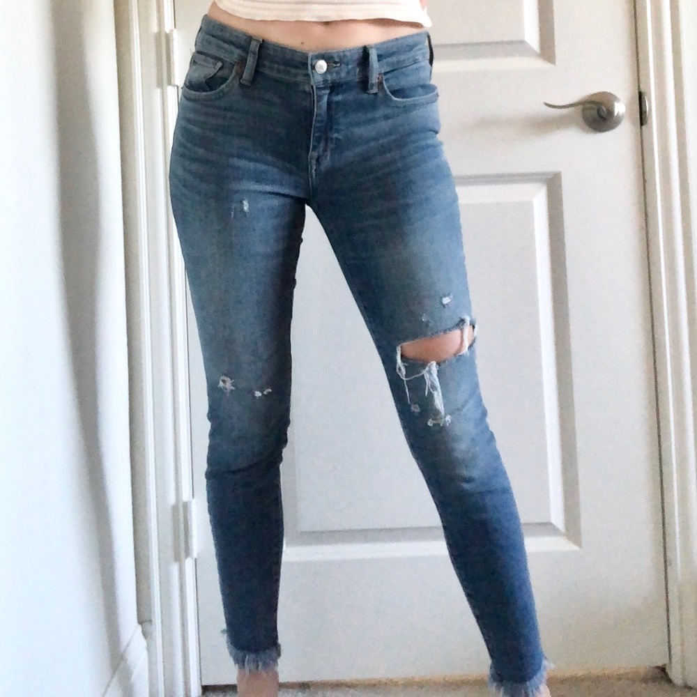 Lucky Brand Ripped Jeans